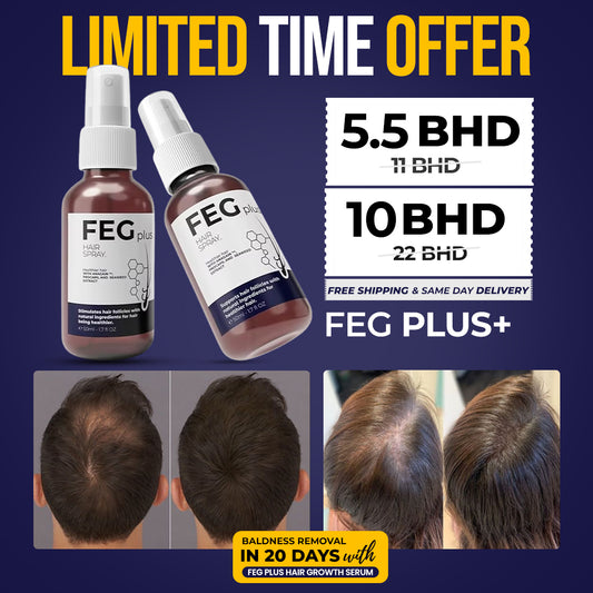 FEG Plus Hair Growth Spray for Both Men & Women – FDA Approved ✅💁‍♂️💁‍♀️🌱