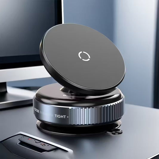 Magnetic Suction Phone Holder – 360° Rotation - All Android & Iphone Models Supported
