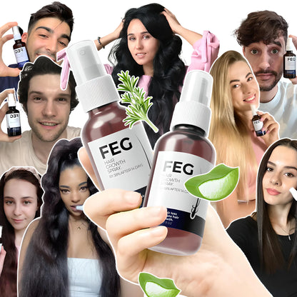 FEG Plus 👉( Men & women ) Hair Growth Spray ✅100% Original