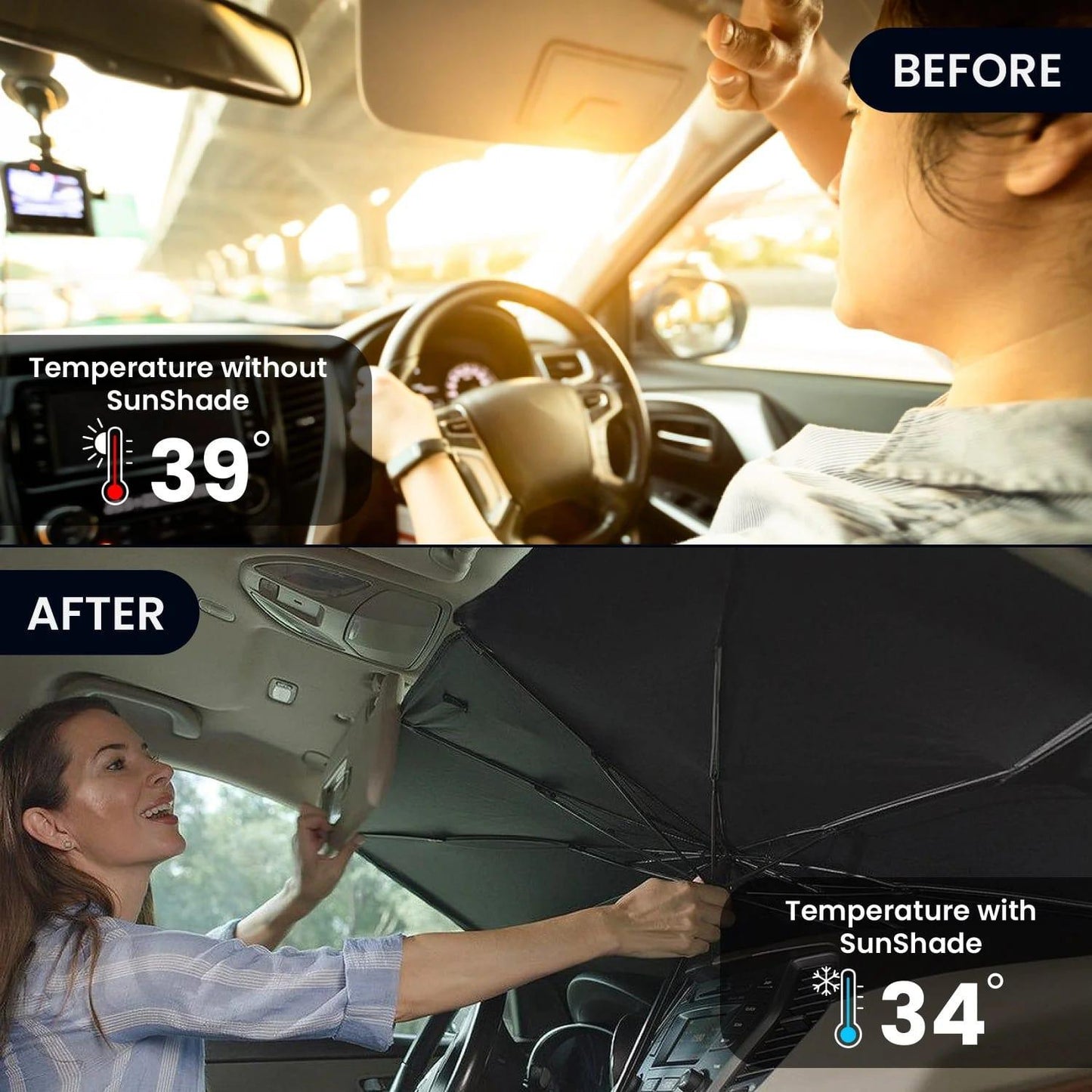 Windshield Car Umbrella Sunshade