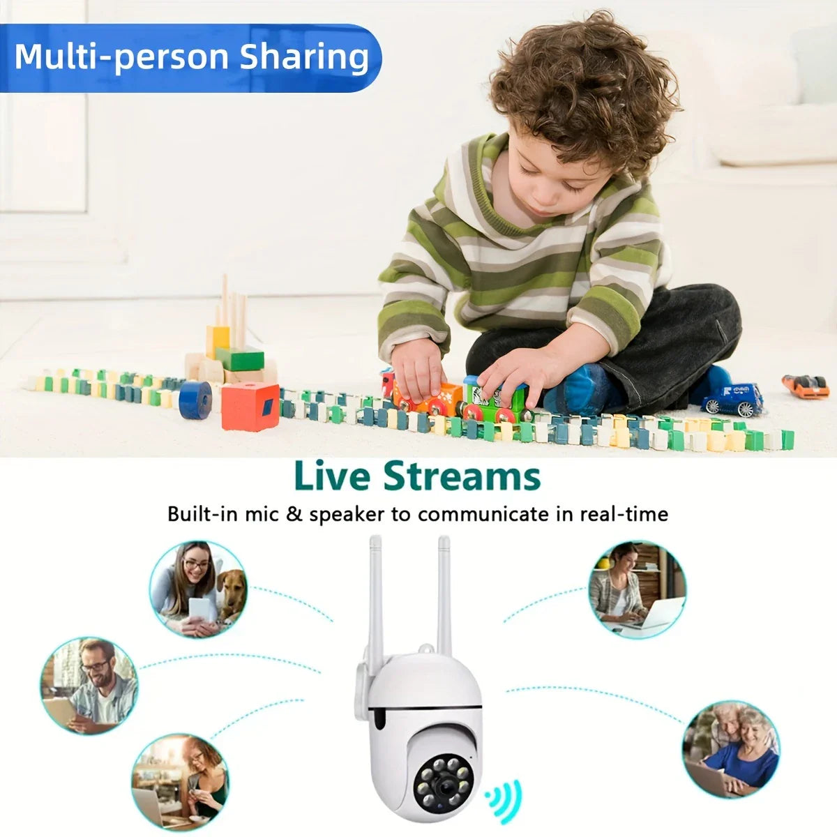 1080p HD Smart Security Camera